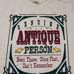 Vintage 1993 genuine antique person shirt 2xl